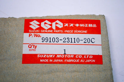OEM Suzuki 99103-23110-20C Clutch Cover Gasket and Pushrod Kit NOS