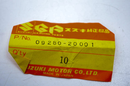 OEM Suzuki 09280-20001 Shaft O-ring QTY 9 NOS