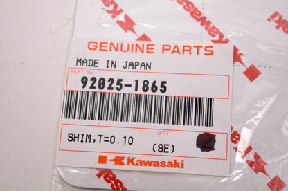 OEM Kawasaki 92025-1865 Shim 0.10 NOS