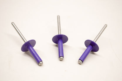Tigershark 0623-655 Purple Rivets Qty 3 NOS