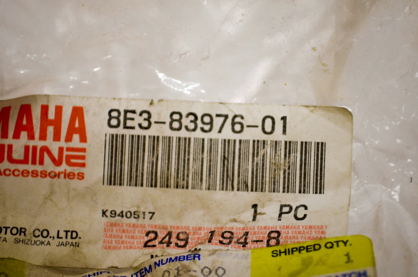 OEM Yamaha 8E3-83976-01-00 Handle Switch NOS
