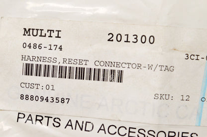 OEM Arctic Cat 0486-174 Reset Connector Harness NOS