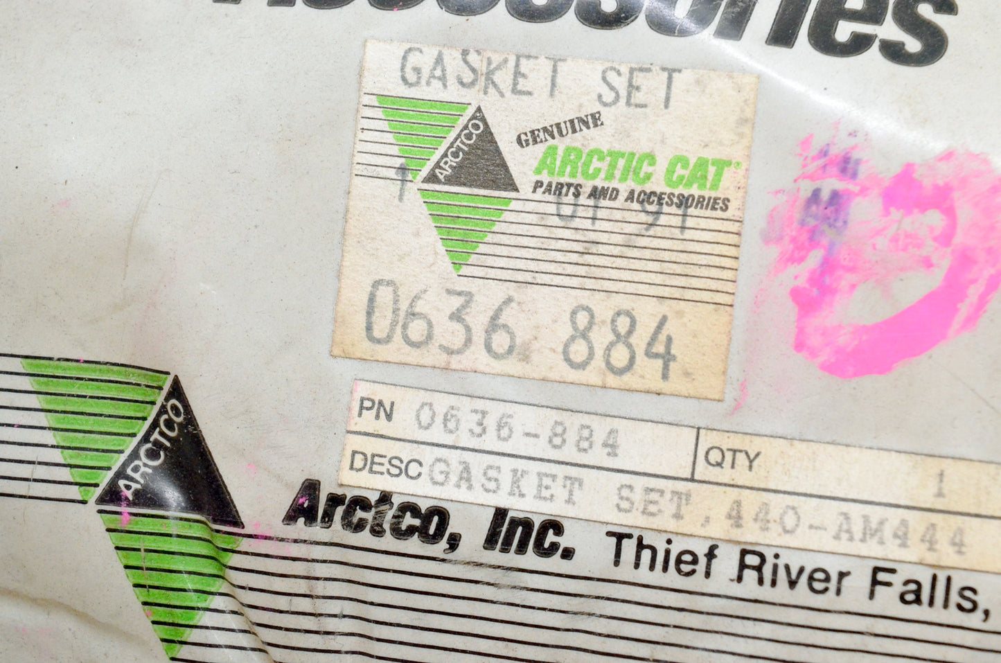 OEM Arctic Cat 0636-884 Prowler Special Gasket Kit 440-AM444 NOS