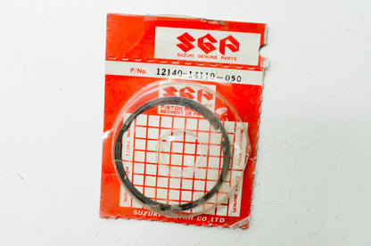 OEM Suzuki 12140-14110-050 0.50mm Piston Ring Kit NOS