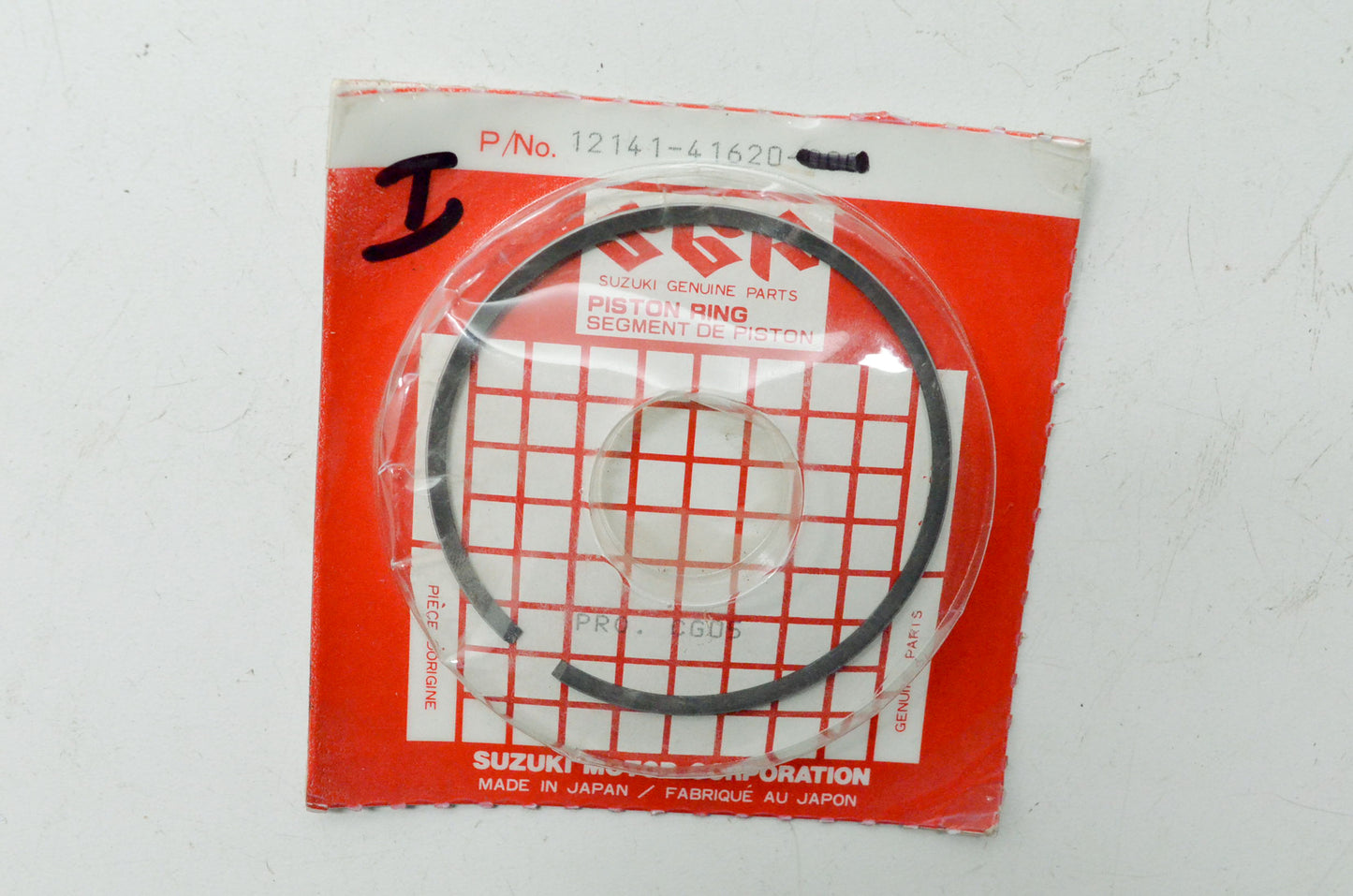 OEM Suzuki 12141-41620 Piston Ring NOS