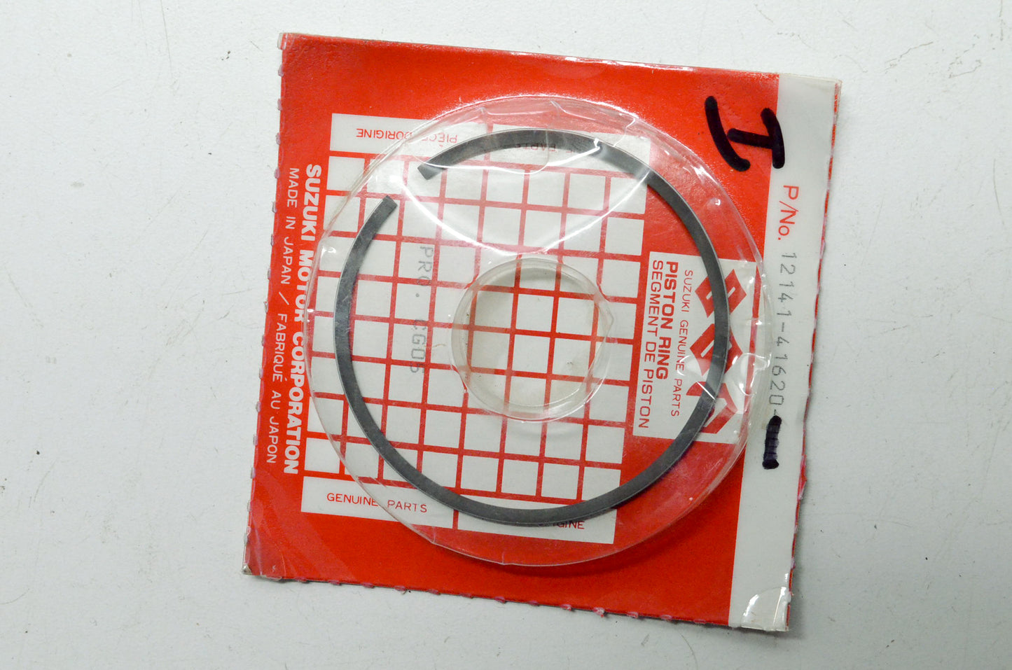 OEM Suzuki 12141-41620 Piston Ring NOS