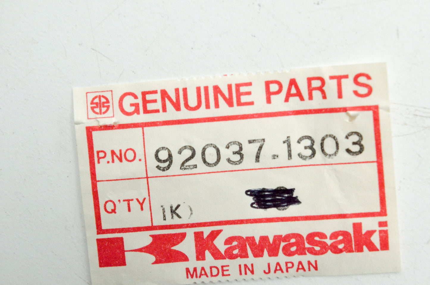 OEM Kawasaki 92037-1303 Clamp NOS