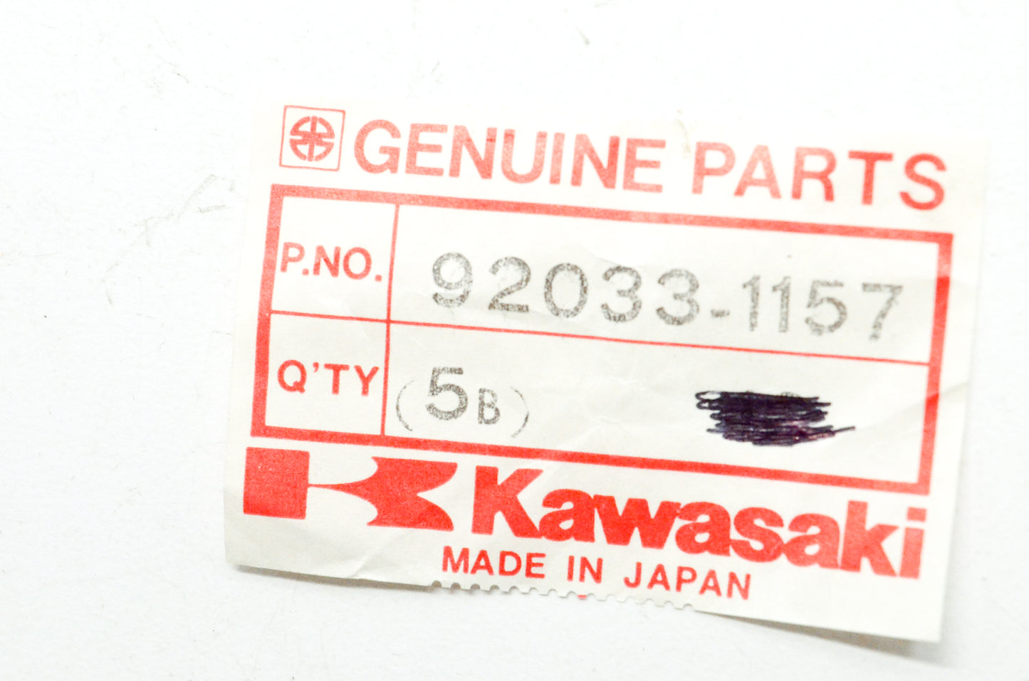 OEM Kawasaki 92033-1157 Snap Ring NOS