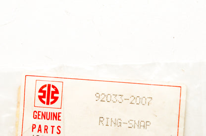 OEM Kawasaki 92033-2007 Snap Ring NOS