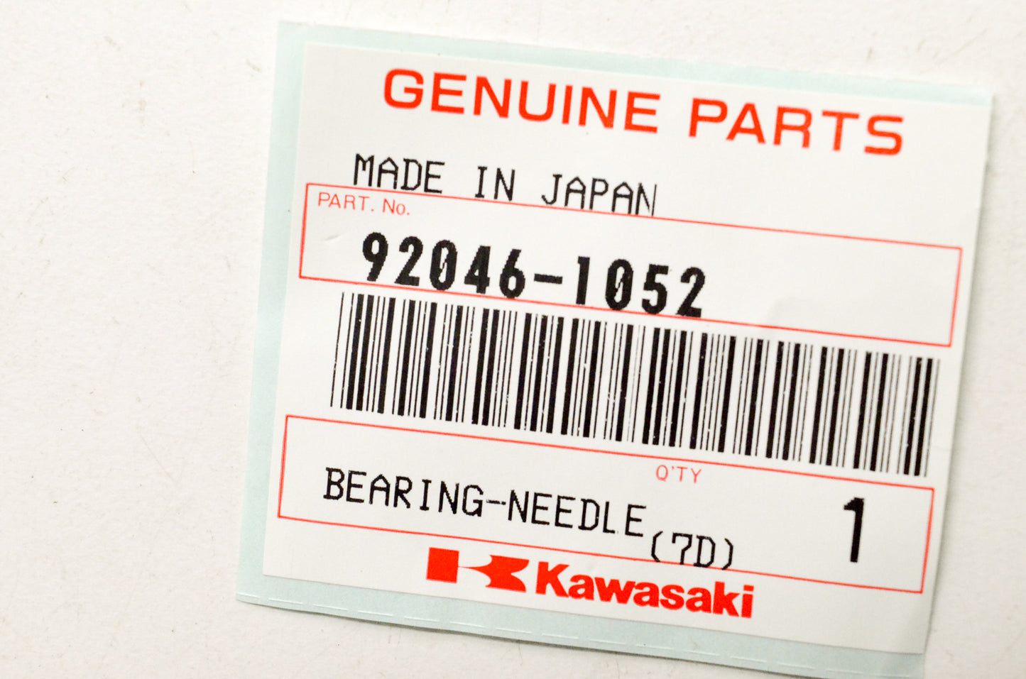 OEM Kawasaki 92046-1052 Needle Bearing NOS