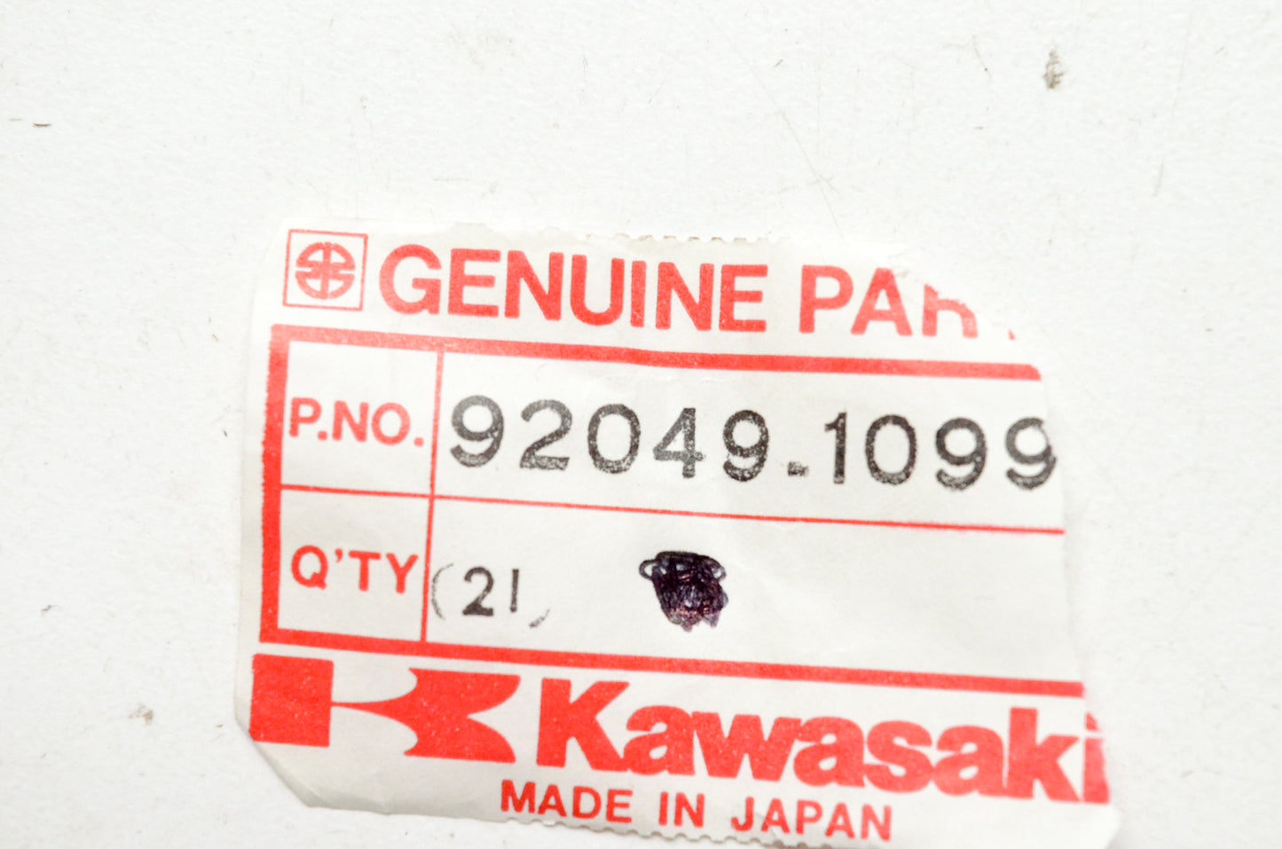OEM Kawasaki 92049-1099 Suspension Rod Oil Seal NOS