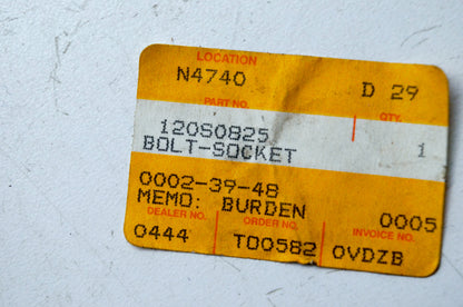 OEM Kawasaki 120S0825 Socket Bolt NOS