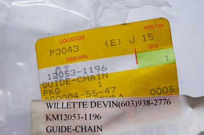 OEM Kawasaki 12053-1196 Chain Guide NOS