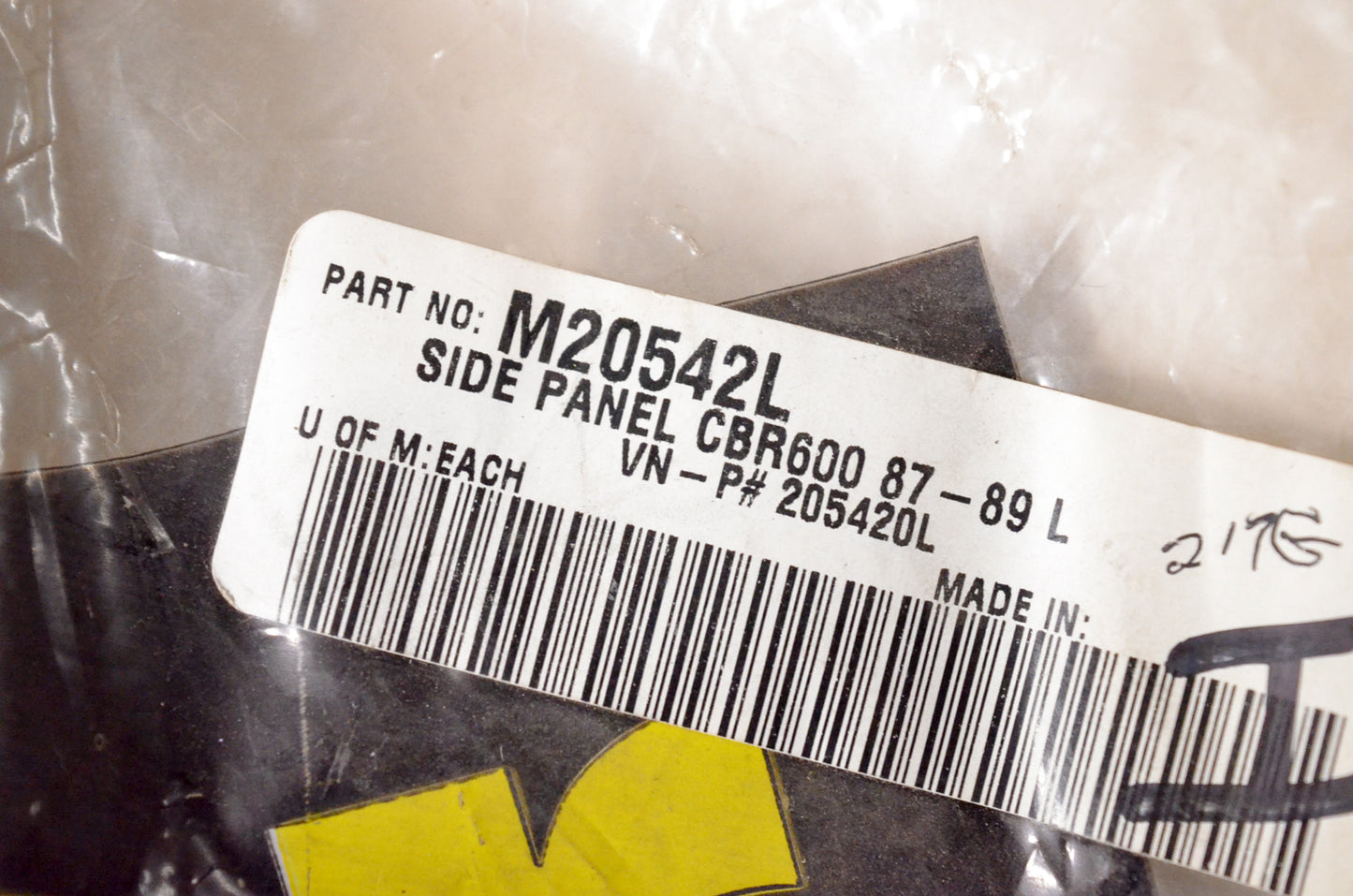 Maier M20542L Left Side Panel / Tail Section NOS