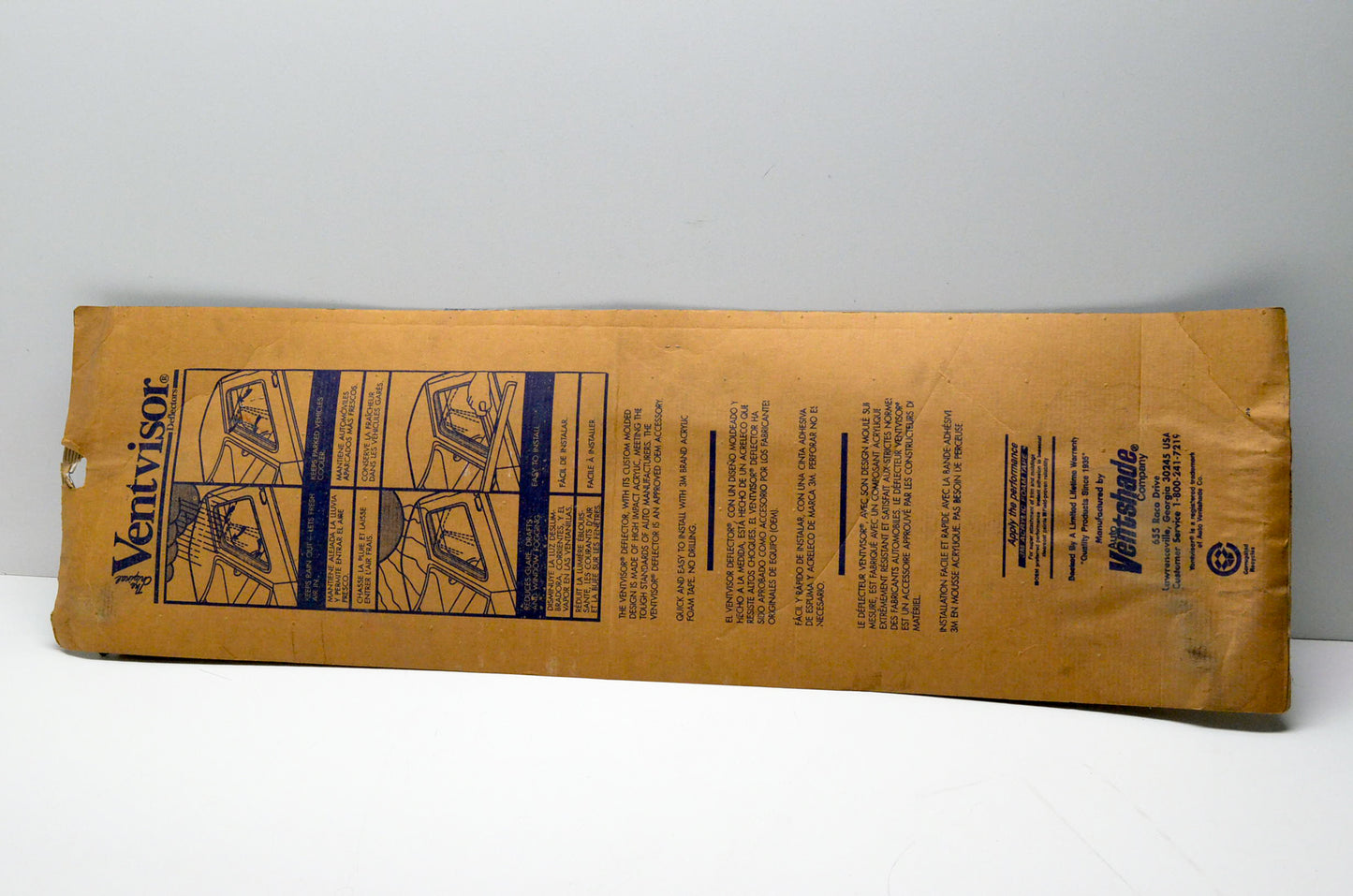 Auto Ventshade Company 92754 Ventvisor Deflector Ford 97-01 F150/250 NOS