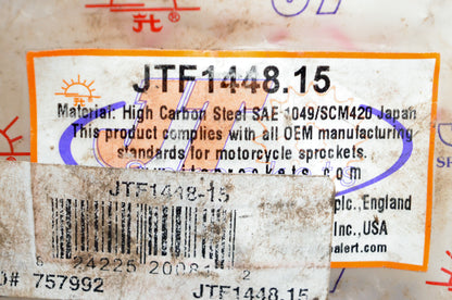 JTSprockets JTF1448.15 15T Front Sprocket NOS