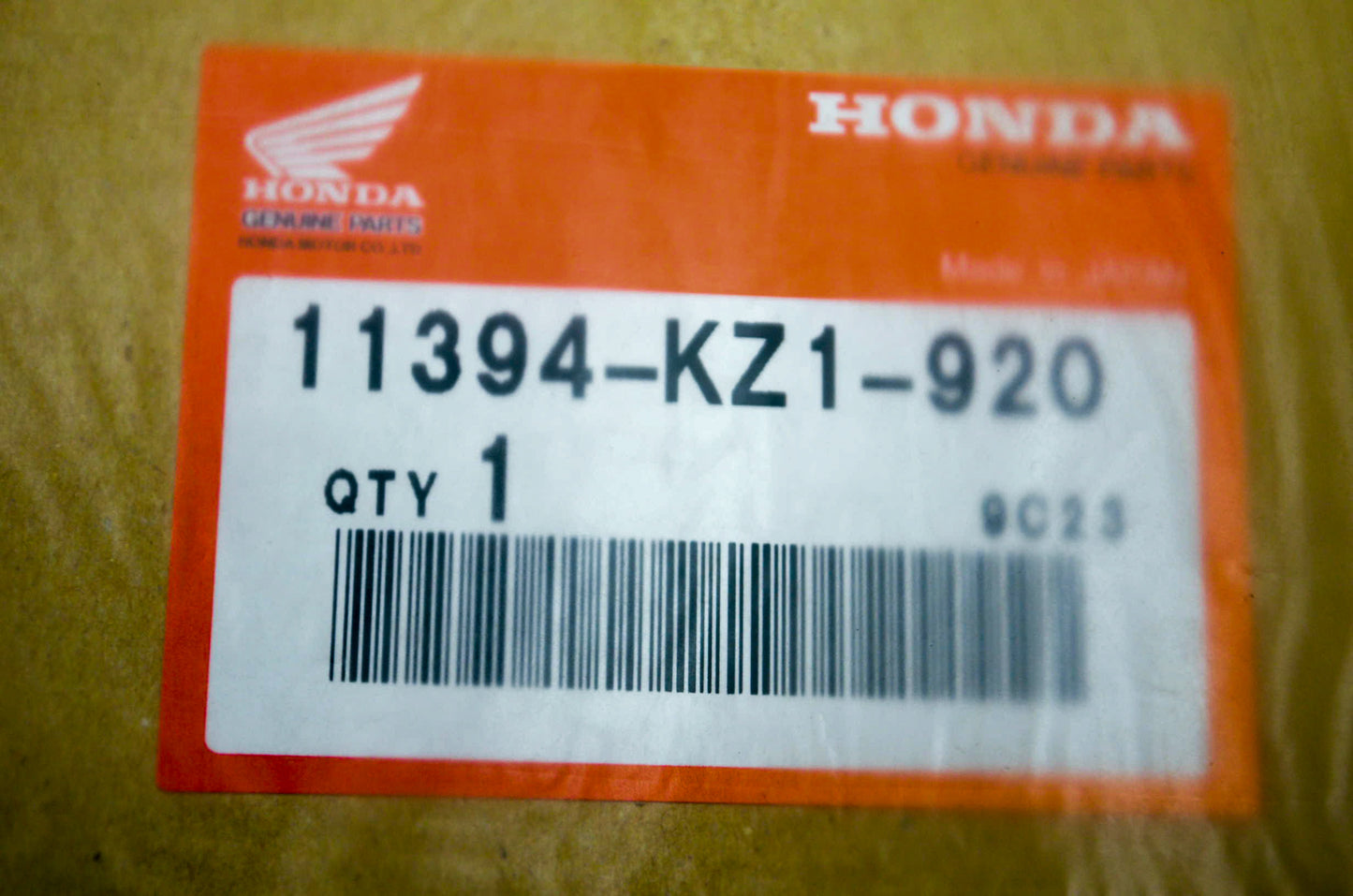 OEM Honda 11394-KZ1-920 Crankcase Cover Gasket NOS