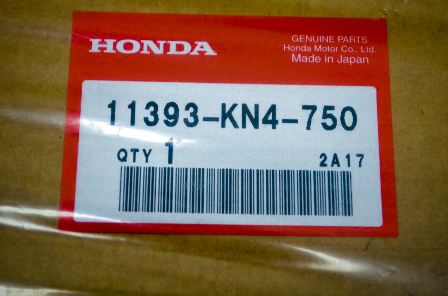 OEM Honda 11393-KN4-750 Clutch Cover Gasket NOS