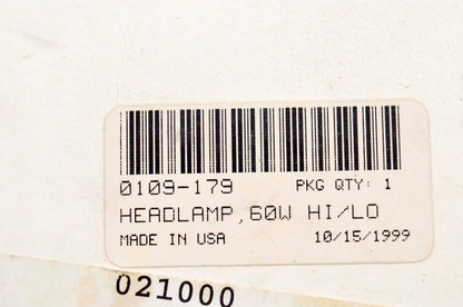 OEM Arctic Cat 0109-179 60W HI/LO Headlamp NOS