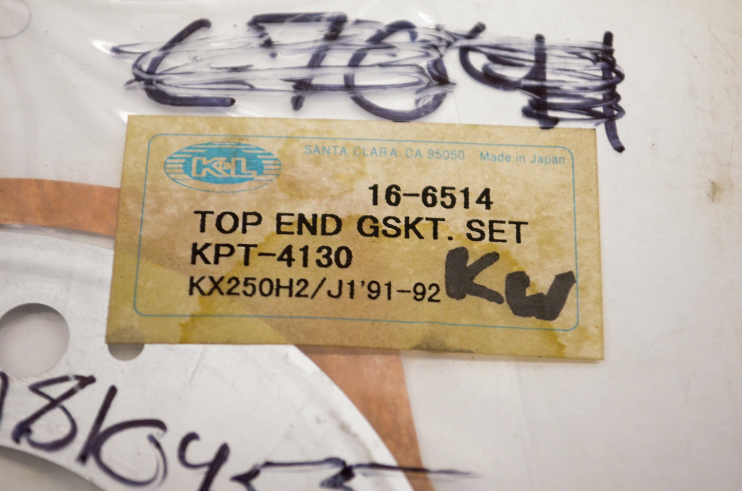 K&L 16-6514 Top End Gasket Kit NOS