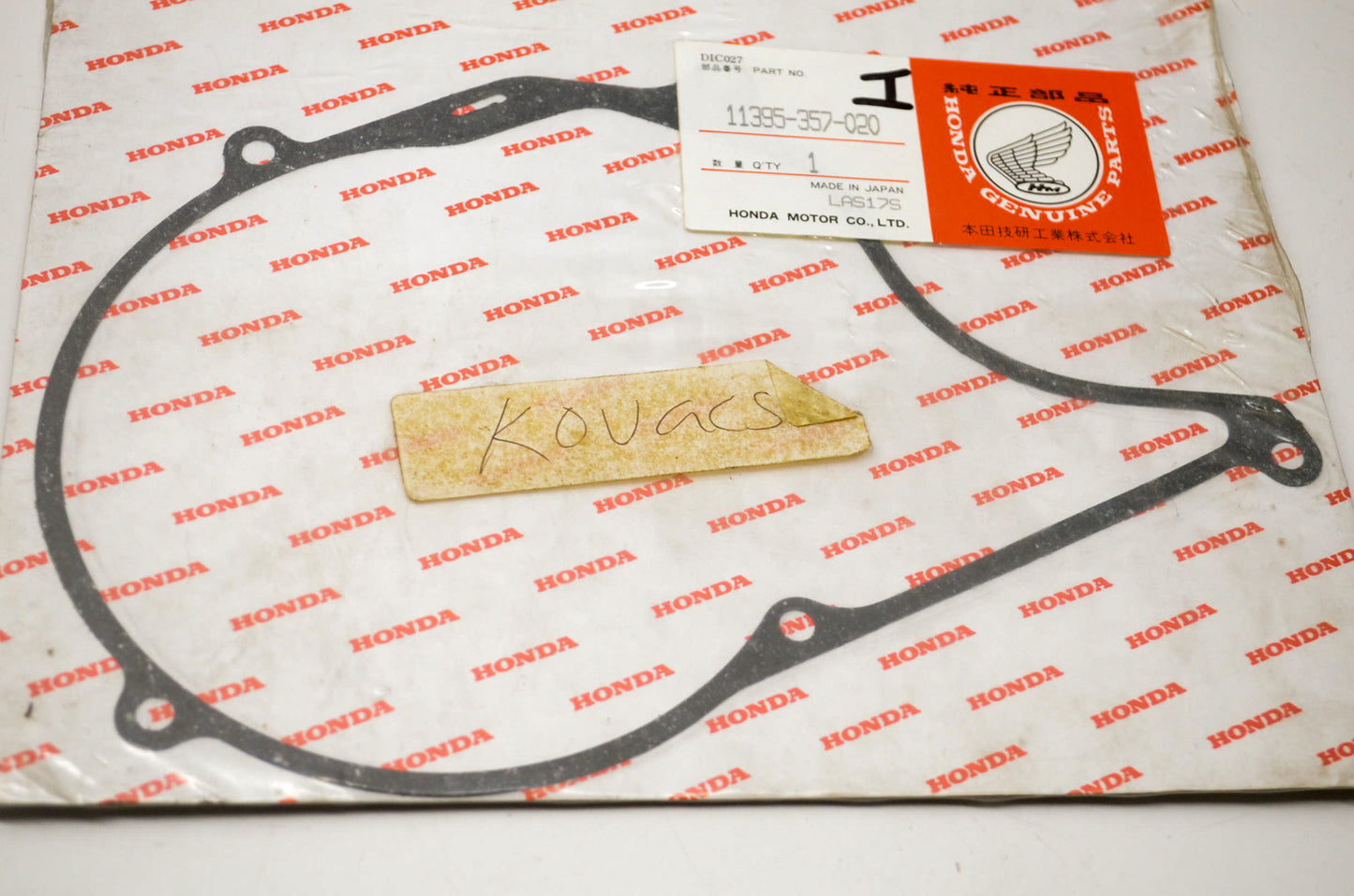 OEM Honda 11395-357-020 Crankcase Gasket NOS