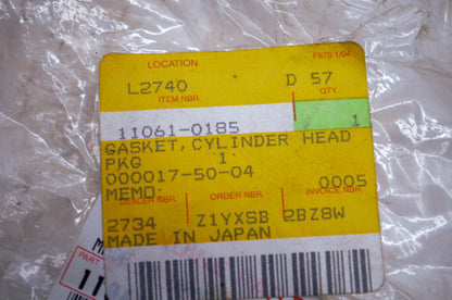 OEM Kawasaki 11061-0185 Valve Cover Gasket NOS