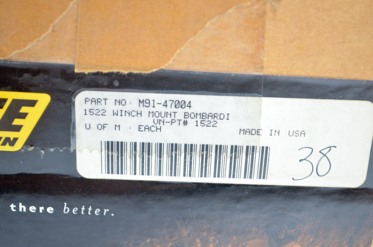 Moose M91-47004 Winch Mount NOS