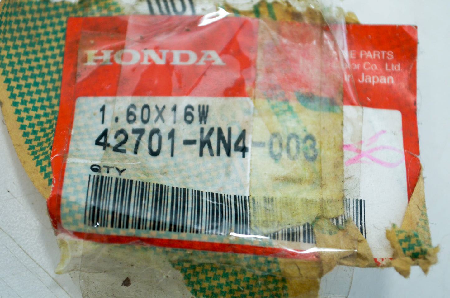 OEM Honda 42701-KN4-003 Rear Wheel NOS