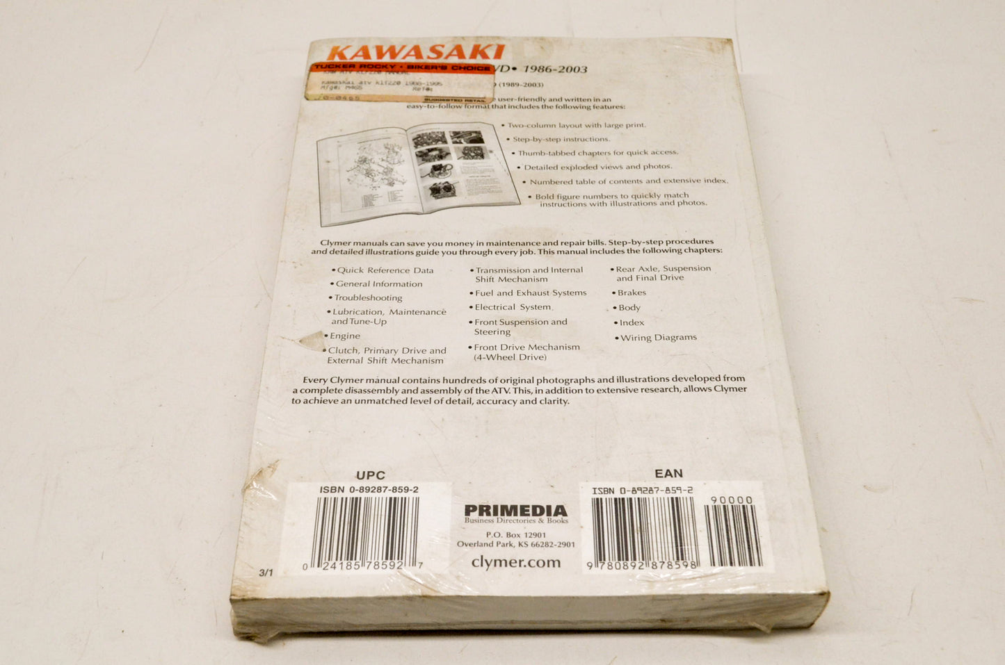 Clymer M466-3 Service Manual NOS