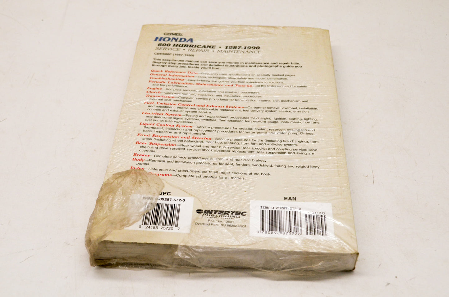 Clymer M439 Service Manual NOS