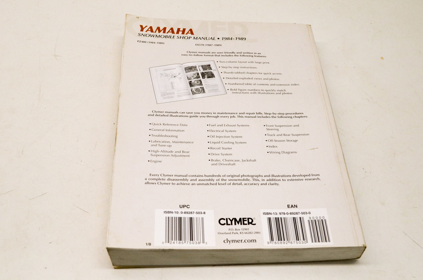 Clymer S826 Service Manual