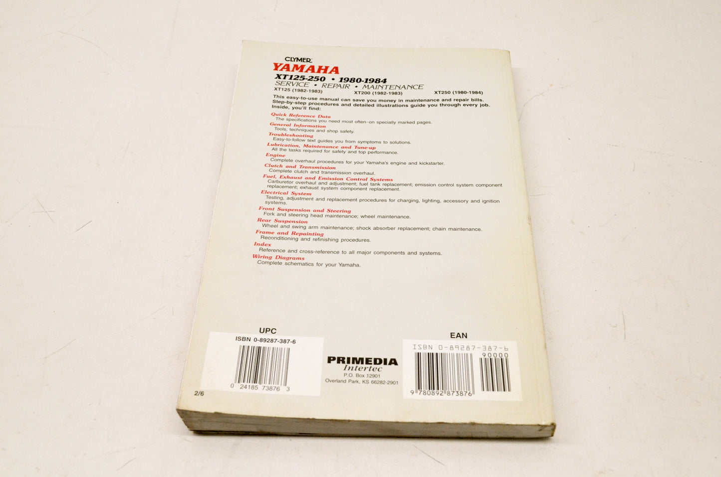 Clymer M417 Service Manual