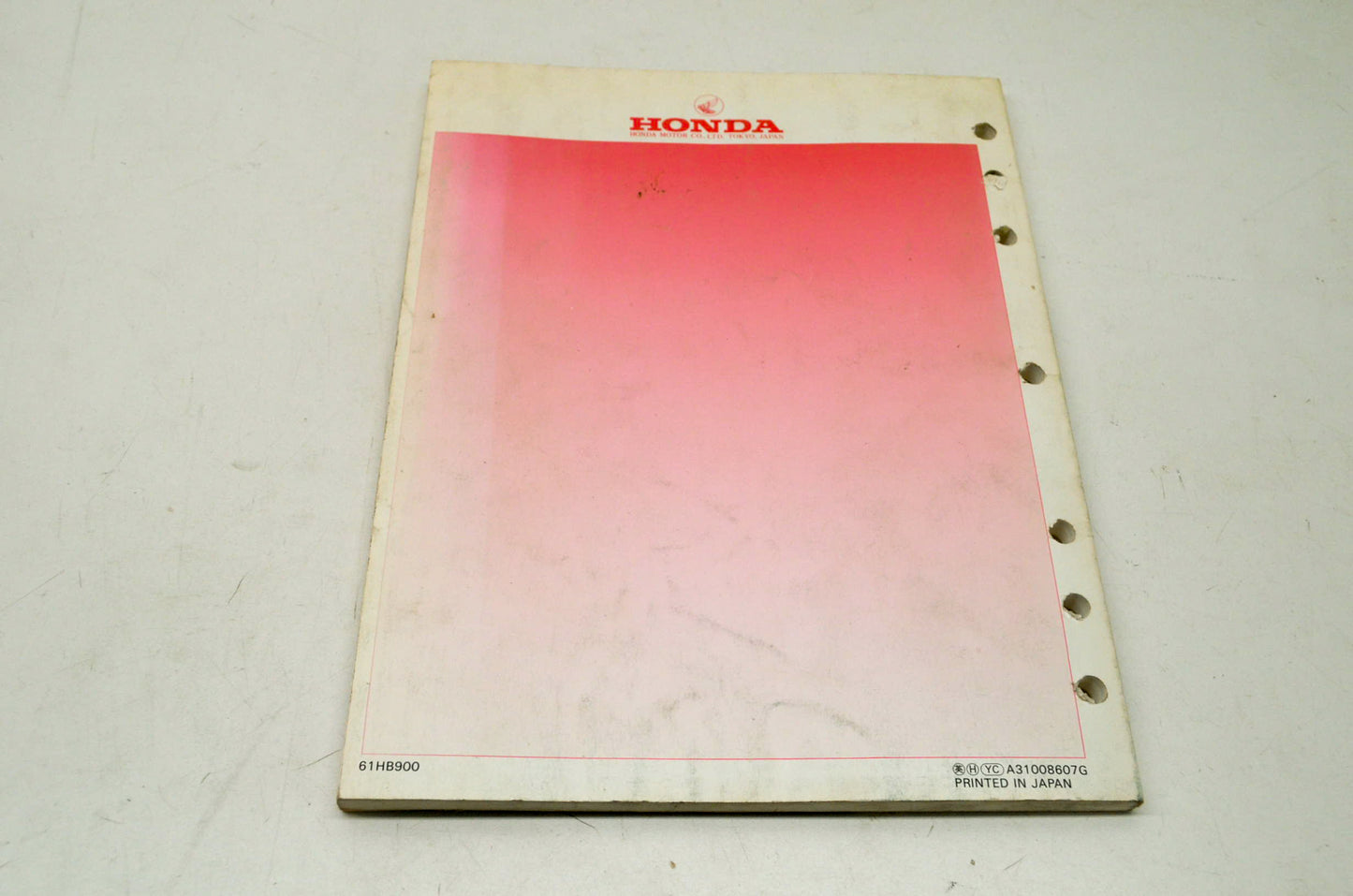 OEM Honda 61HB900 Service Manual