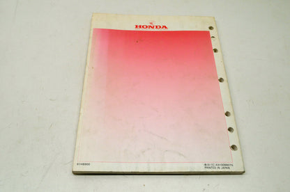 OEM Honda 61HB900 Service Manual