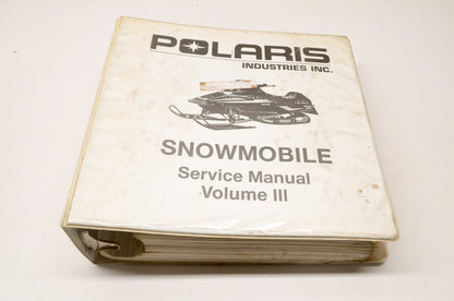 OEM Polaris 9913263 M.R.M. Vol. 3 Service Manual 96-98 Snow
