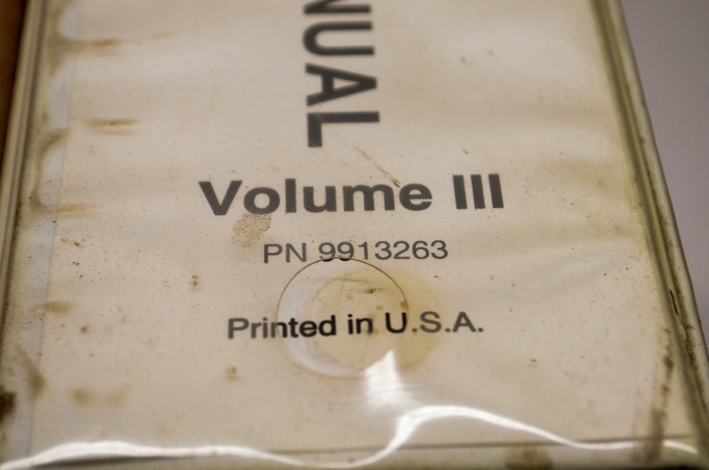 OEM Polaris 9913263 M.R.M. Vol. 3 Service Manual 96-98 Snow