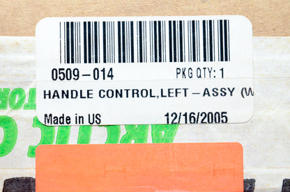 OEM Arctic Cat 0509-014 Left Handle Control Assembly w/ Override NOS