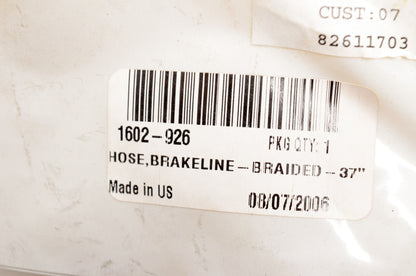 OEM Arctic Cat 1602-926 35" Braided Brakeline Hose NOS