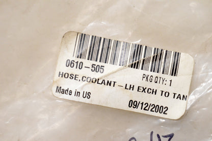 OEM Arctic Cat 0610-505 LH Coolant Hose NOS