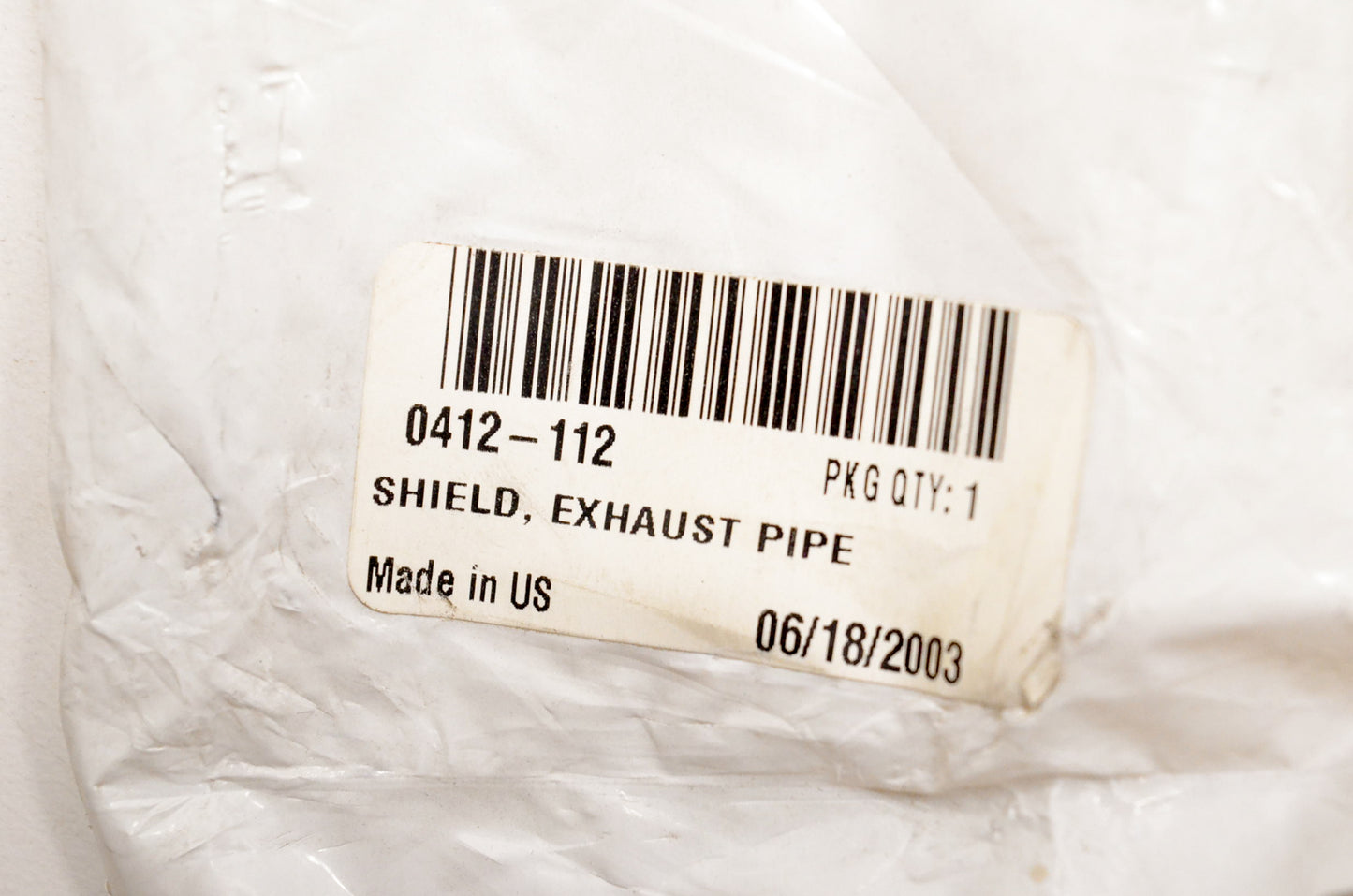 OEM Arctic Cat 0412-112 Exhaust Pipe Shield NOS