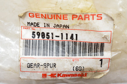 Kawasaki 59051-1141 Spur Gear NOS