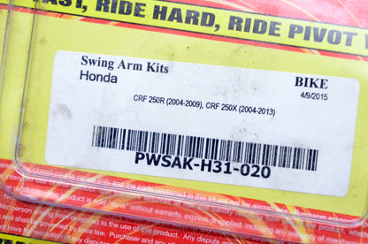 PivotWorks PWSAK-H31-020 Swing Arm Kit Honda NOS