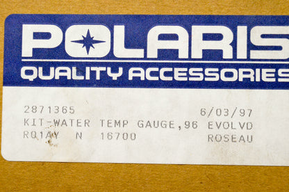 OEM Polaris 2871365 Water Temp Gauge Kit NOS