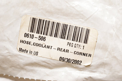 OEM Arctic Cat 0610-506 Rear Corner Coolant Hose NOS