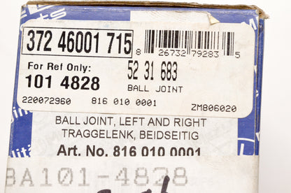 Meyle 52-31-683, 101 4828 Front Suspension Ball Joint NOS