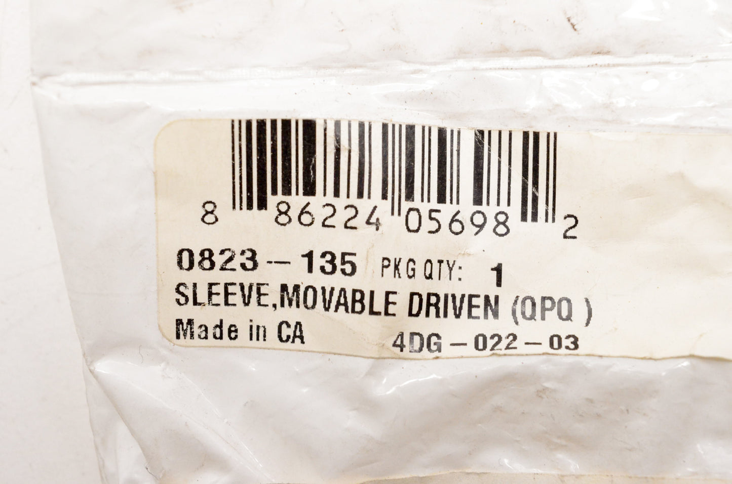 OEM Arctic Cat 0823-135 Movable Driven Sleeve NOS