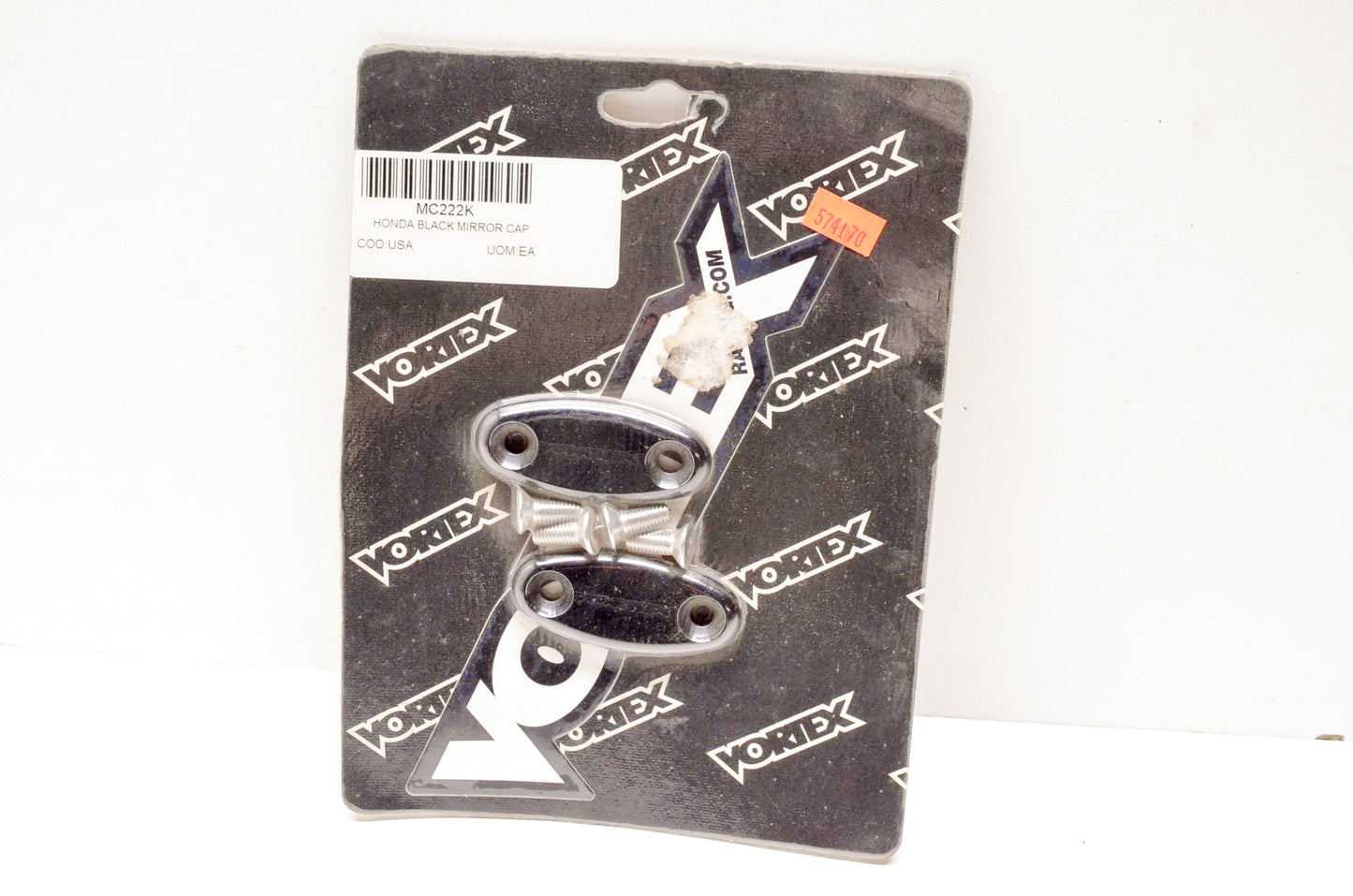Vortex MC222K, 574170 Black Mirror Cap Kit NOS