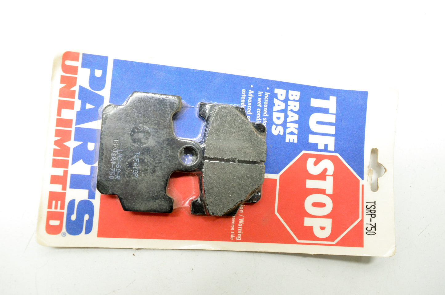PartsUnlimited TSRP-750 Tuf Stop Brake Pad Kit NOS