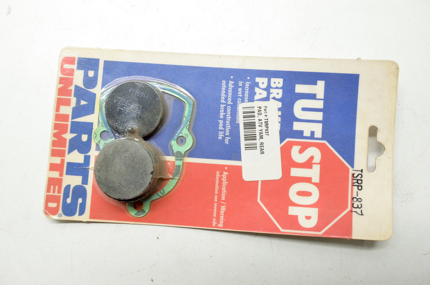 PartsUnlimited TRSP-837, SBS 637 RQ Tuf Stop Brake Pad Kit NOS