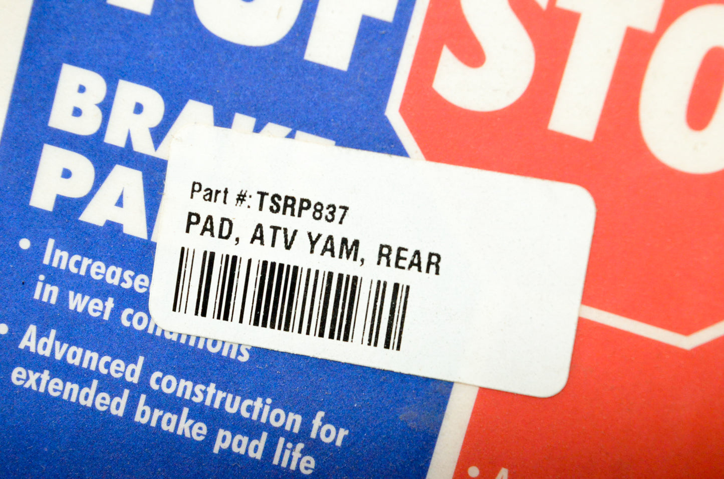 PartsUnlimited TRSP-837, SBS 637 RQ Tuf Stop Brake Pad Kit NOS